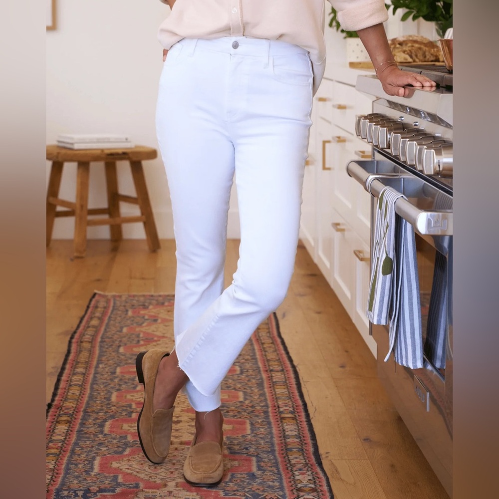 Frank & Eileen, Killian Italian Power Denim in White, Size 31 NWT